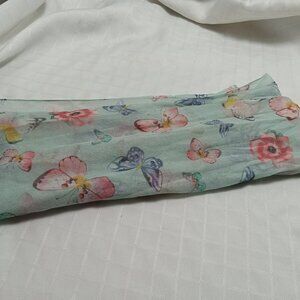 Butterflies design silk scarf